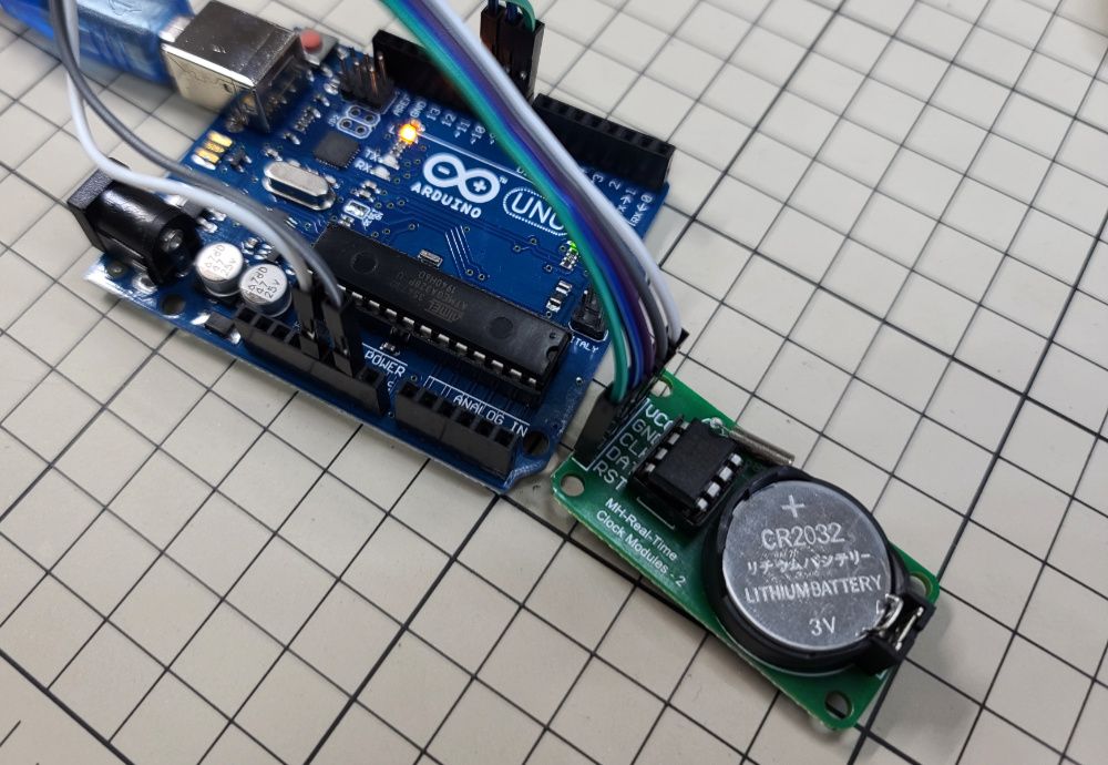[Arduino範例] DS1302時鐘模組快速上手