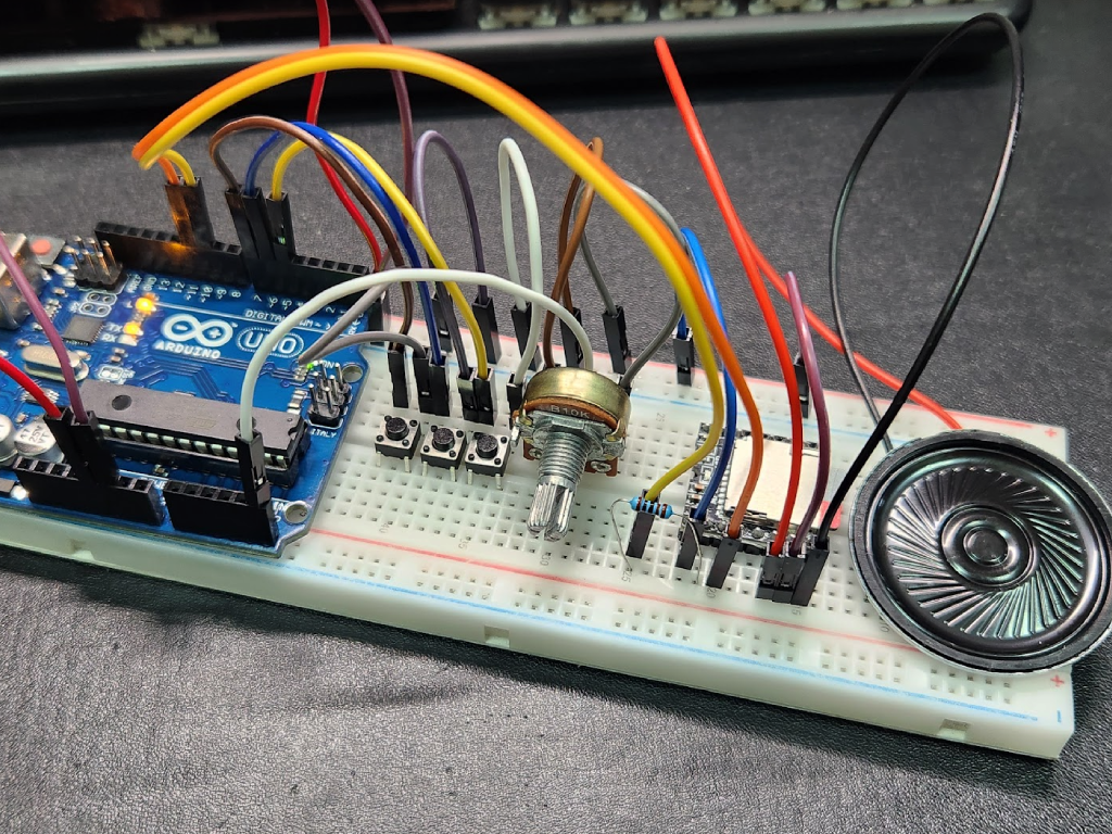 Arduino 與 DFPlayer Mini MP3模組實作，進階篇